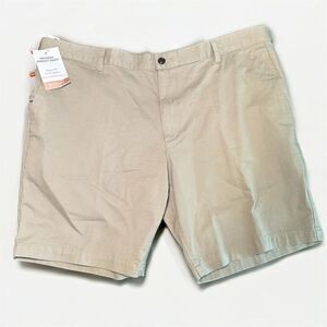 Dockers Perfect Short Tan Flat Front Shorts Classic Fit 44